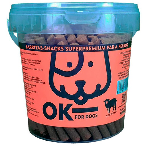 [RI1020003] BARRITAS OK Cordero 800GR