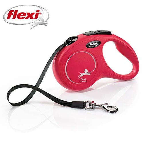 [210001505001] FLEXI CLASSIC S "Cinta" 5m Rojo