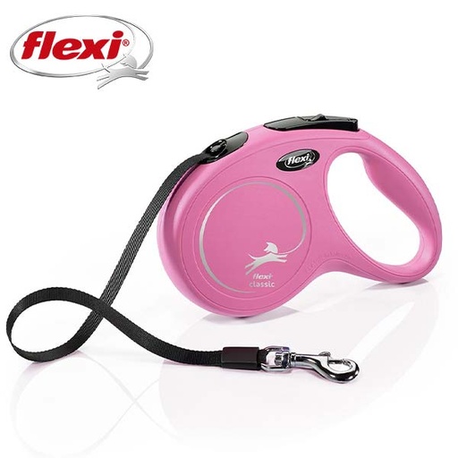 [210002505097] FLEXI CLASSIC M "Cinta" 5m Rosa