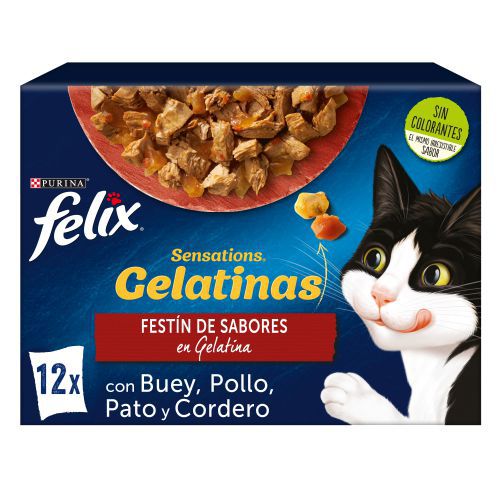 [12480834] FELIX Sensations Gelatinas Carnes 6x(12x85g)