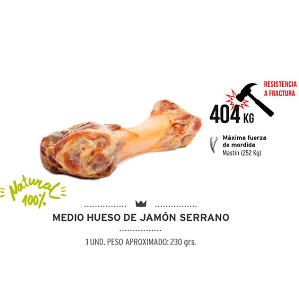 MEDIO HUESO Jamón Serrano 12x230gr
