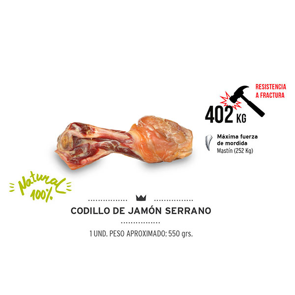 CODILLO Jamón Serrano 14 Bolsas de 550gr