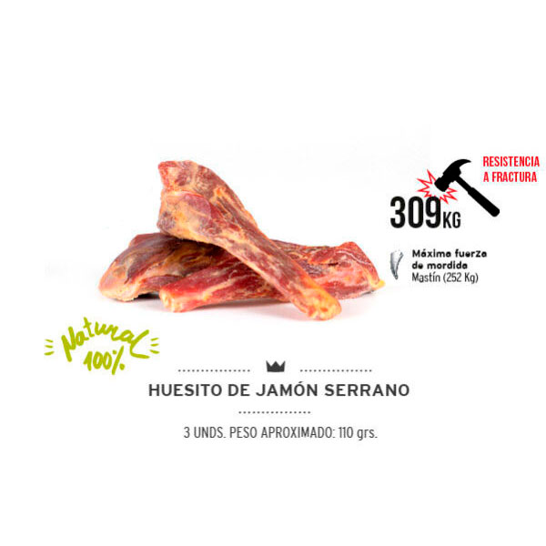 HUESITO DE JAMÓN SERRANO 3x36g. 20UDS