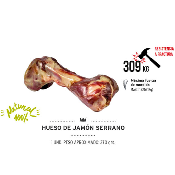HUESO Jamón Serrano 18 bolsas de 370G