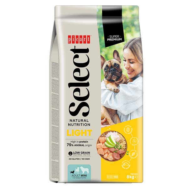 SELECT MINI ADULT Ligth Pollo y arroz 8KG