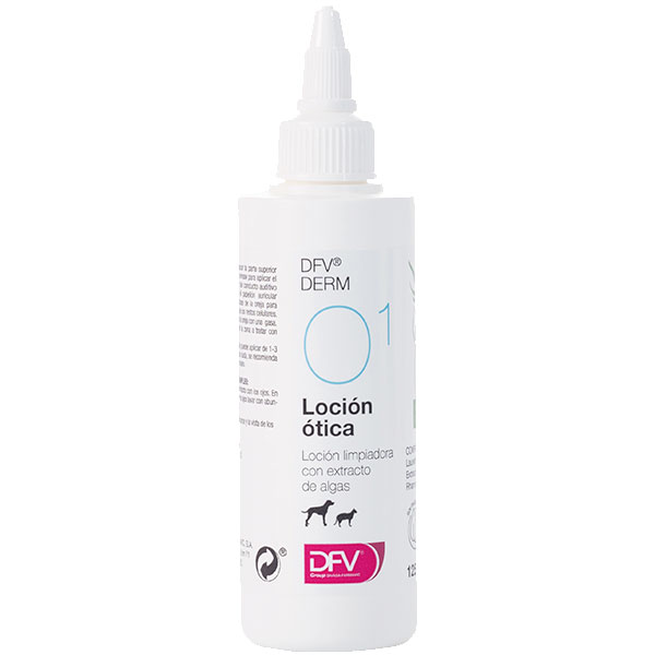 DFV DERM LOCION OTICA O1 PERROS Y GATOS 125ml