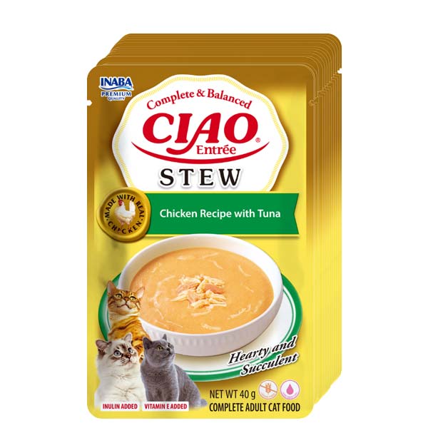 Churu CAT Stew Receta de Pollo con atun (12x40)