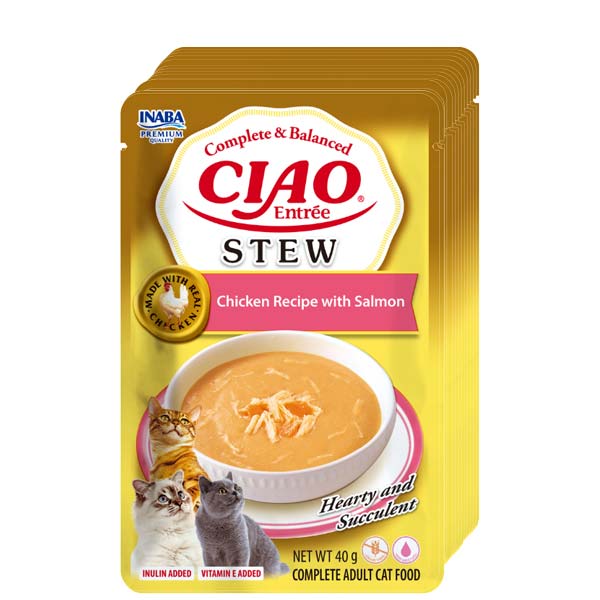 Churu CAT Stew Receta de Pollo con salmon (12x40)