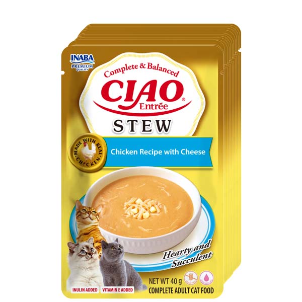Churu CAT Stew Receta de Pollo con queso (12x40)