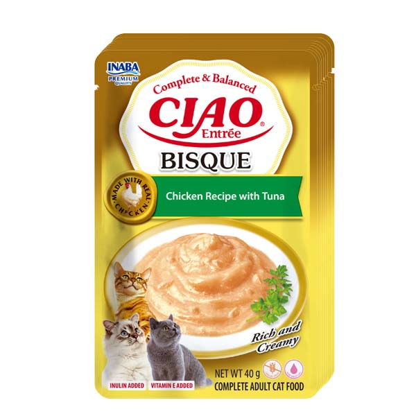 Churu CAT Bisque Receta de Pollo con atun (12x40)