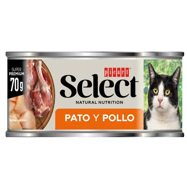 WET SELECT CAT Pollo y Pato 18x70gr