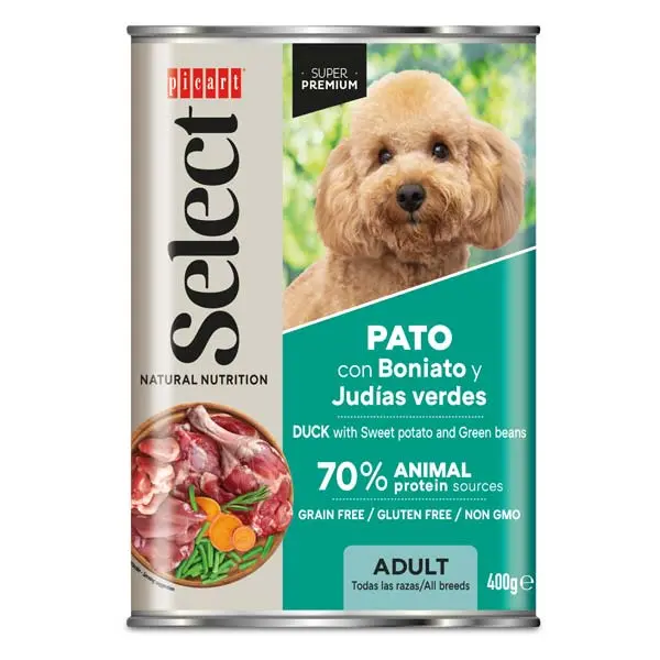 WET SELECT Pato con Boniato 6x400gr