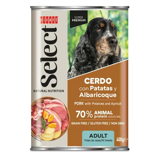 WET SELECT Cerdo con Patatas 6x400gr