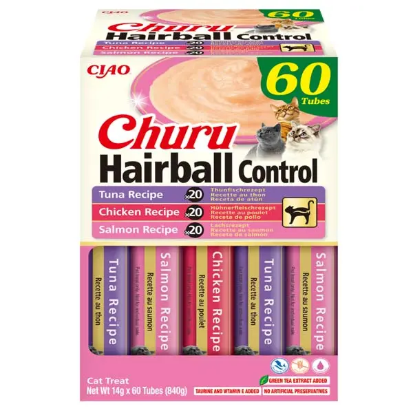 Churu CAT Variedades Hairball  (60p) 