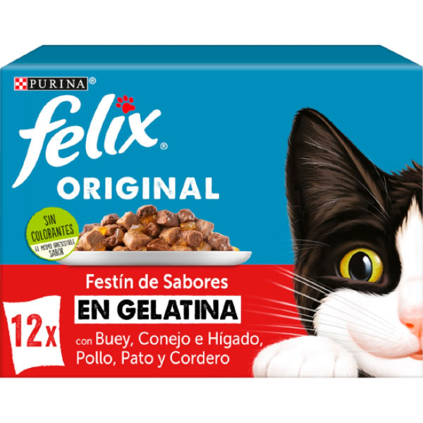 FELIX Selección de Carnes 6x(12x85g)