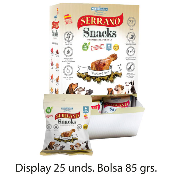 SERRANO SNACK Pavo 25x85gr
