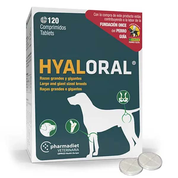HYALORAL Perros Grandes 120comp