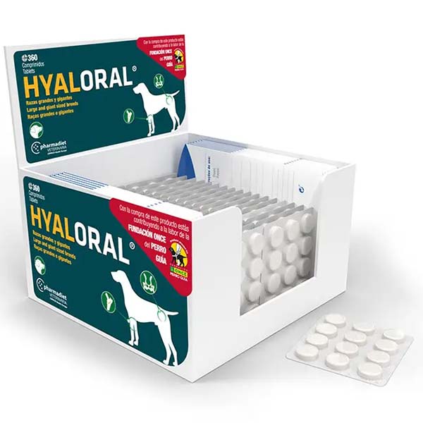 HYALORAL Perros Grandes 360comp