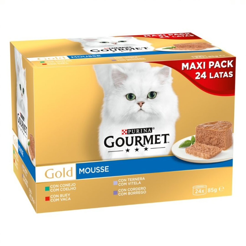 GOURMET GOLD Mousse Surtido (24x85g)