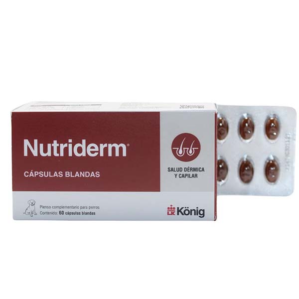 Nutriderm 60cp Ácidos grasos Omegas 3,6,9