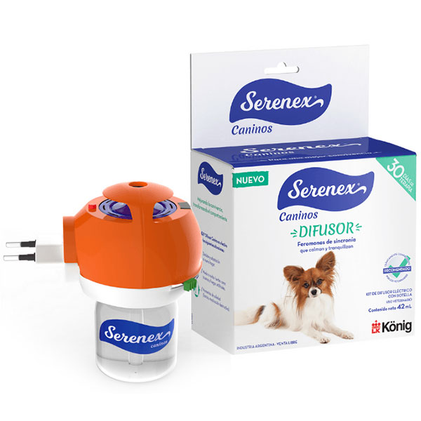 Serenex Difusor + Recambio. Feromonas para Perros