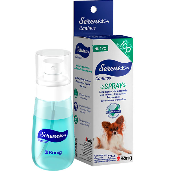 Serenex Spray 70ml. Feromonas para Perros