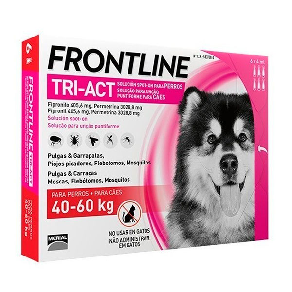 FRONTLINE TRI-ACT 40-60kg. 6 PIP