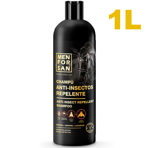 CHAMPU REPELENTE CON CITRONELA PARA CABALLOS 1L