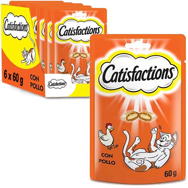 CATISFACTIONS POLLO 6x60gr