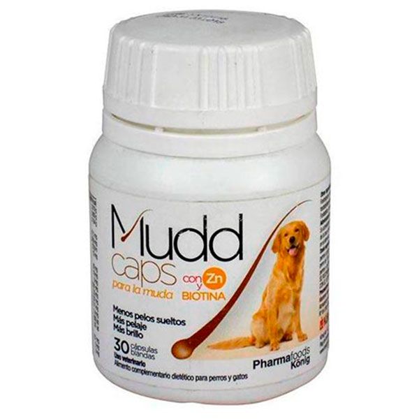 Mudd caps 30cp. Para la muda. Con Zn, Biotina
