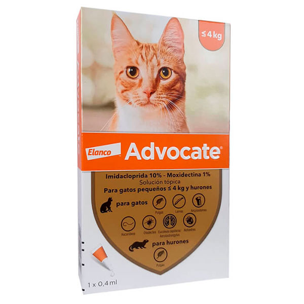ADVOCATE GATO 3 x 0.4ml 0-4 KG