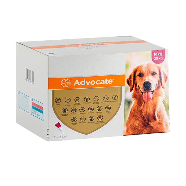 ADVOCATE PERRO 2,5 ML 10-25 21 PIP