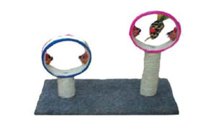 BASE RECTANGULAR 2 PALOS CON 2 AROS