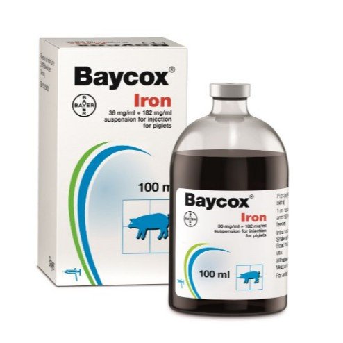 BAYCOX IRON INY. 100 ML