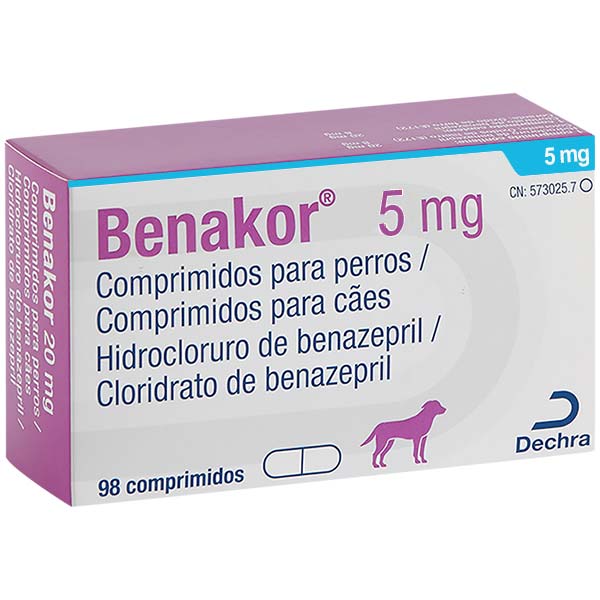 BENAKOR 5 MG (98 CDOS.)