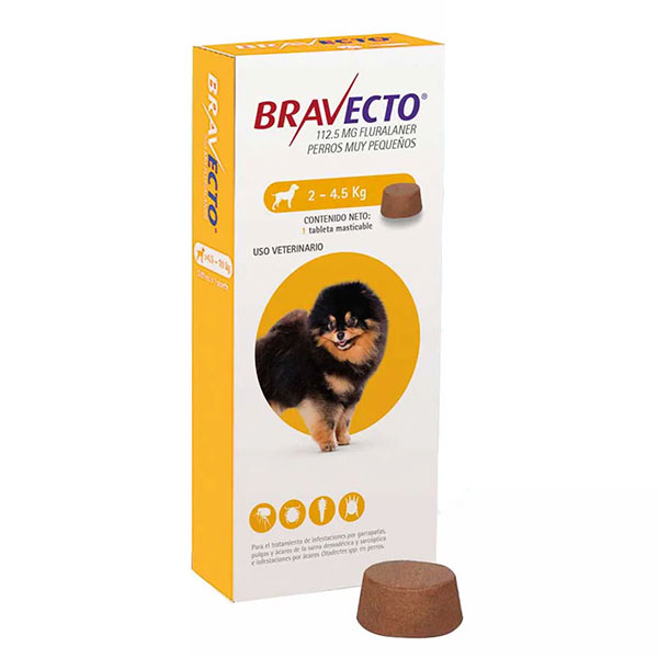 BRAVECTO 112,5MG 2-4.5 KG