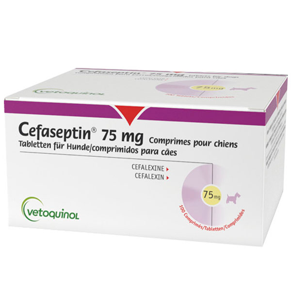 CEFASEPTIN 75MG 100 COMP