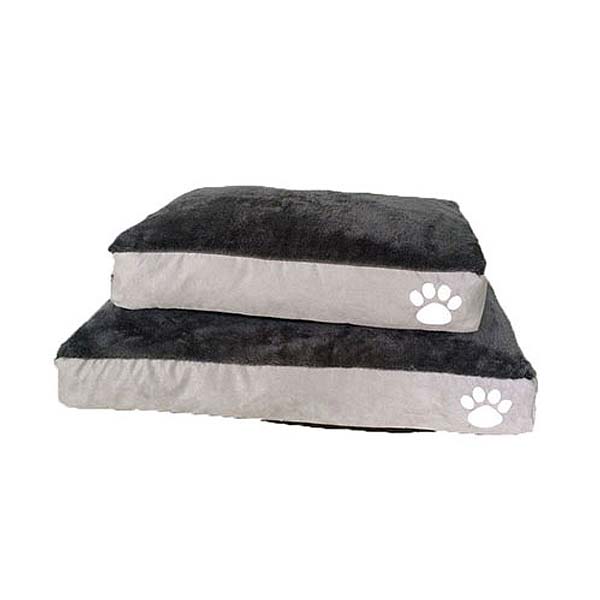 COLCHON GRIS CON HUELLA 90 x 60cm