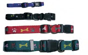 COLLAR DISEÑO HUESOS AJUSTABLE 15mm ( 25 - 40cm )