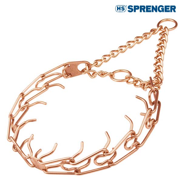SPRENGER COLLAR CASTIGO 58CMx3,25mm DORADO