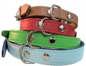 COLLAR CUERO LISO 60cm 4cm