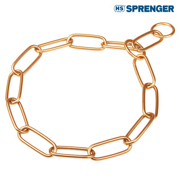 SPRENGER COLLAR ESLABON ALARGADO 47CM DORADO