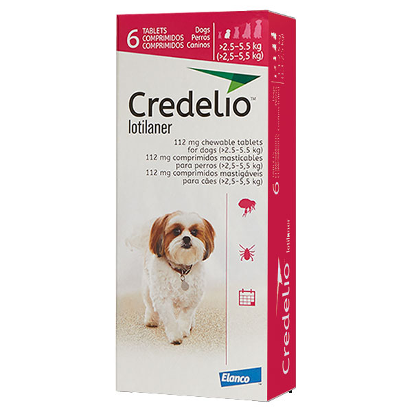 CREDELIO 112MG 2.5-5.5KG 6COMP