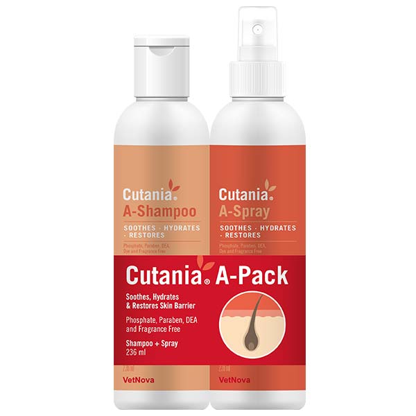 CUTANIA A Pack 236 ml - Champú y Spray (ant. GlycOat)
