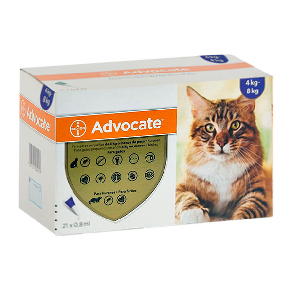 ADVOCATE GATO 21 x 0.8ml 4-8 KG