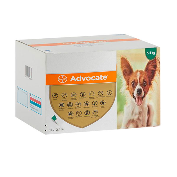 ADVOCATE PERRO 0.4 ML -4 KG 21PIP