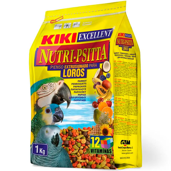 NUTRI-PSITTA PARA LOROS 1KG
