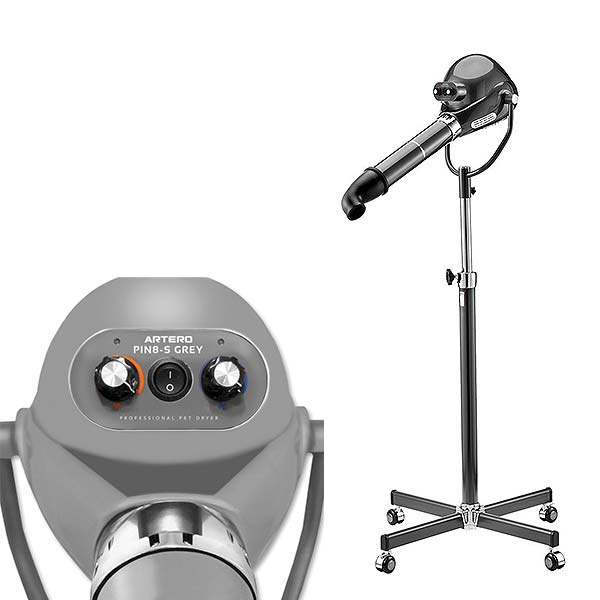 ARTERO SECADOR PIN-8 S GREY (SECADOR+PIE)