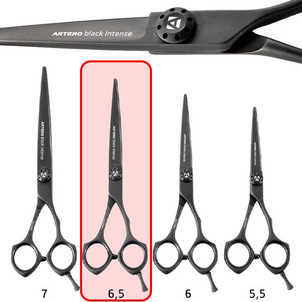 ARTERO TIJERAS BLACK INTENSE 6.5"