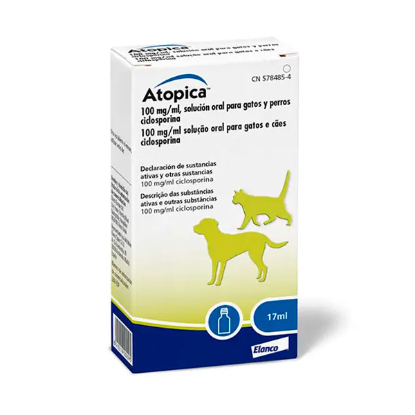 ATOPICA GATOS 100MG/ML 17 ML